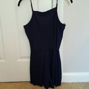 Navy Romper